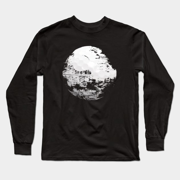 Golf ball under construction Long Sleeve T-Shirt by Ricogfx